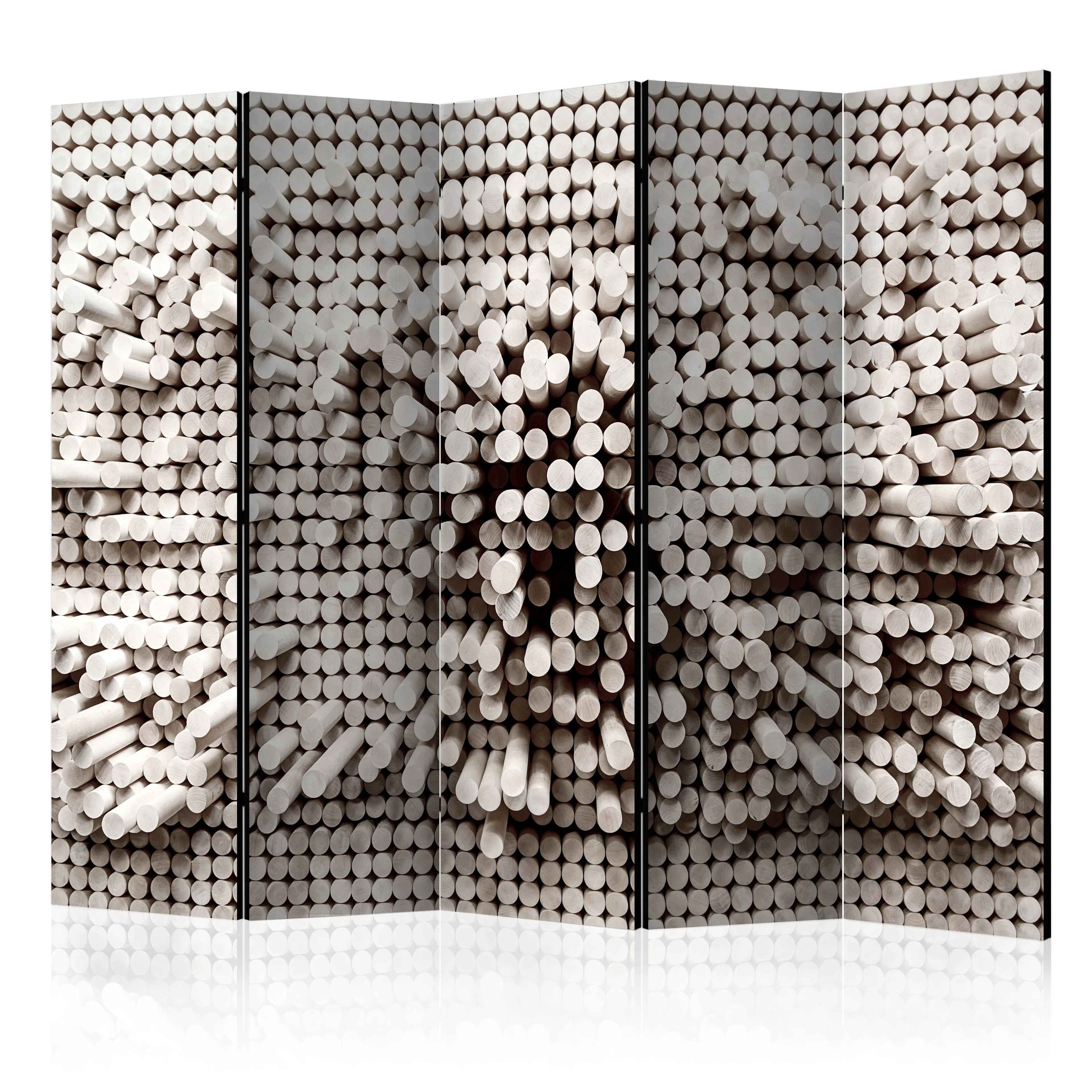 Rumsavdelare Skärmvägg Arkiio White Fortress II 225x172 cm
