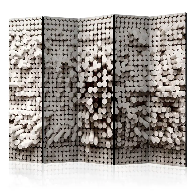 Rumsavdelare Skärmvägg Arkiio White Fortress II 225x172 cm