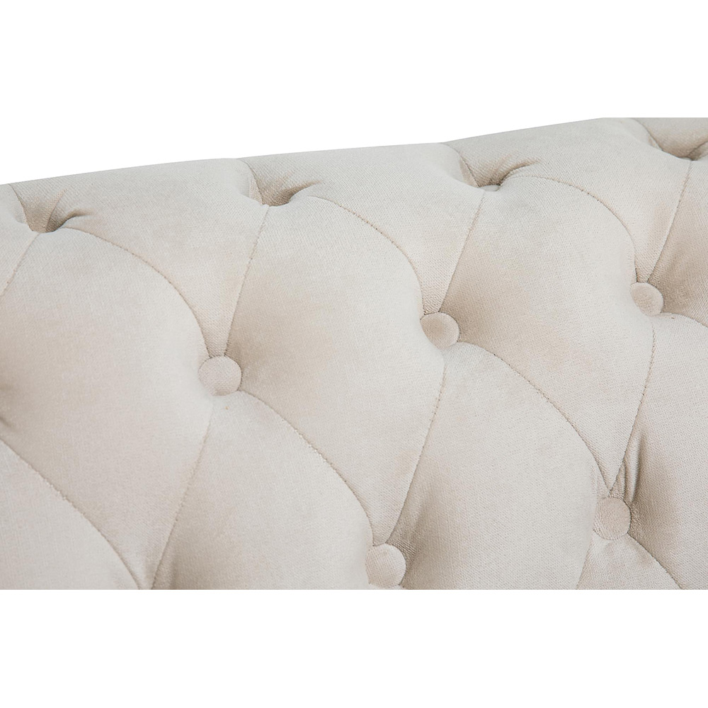 Chesterfield Deluxe 2-sits Soffa Beige