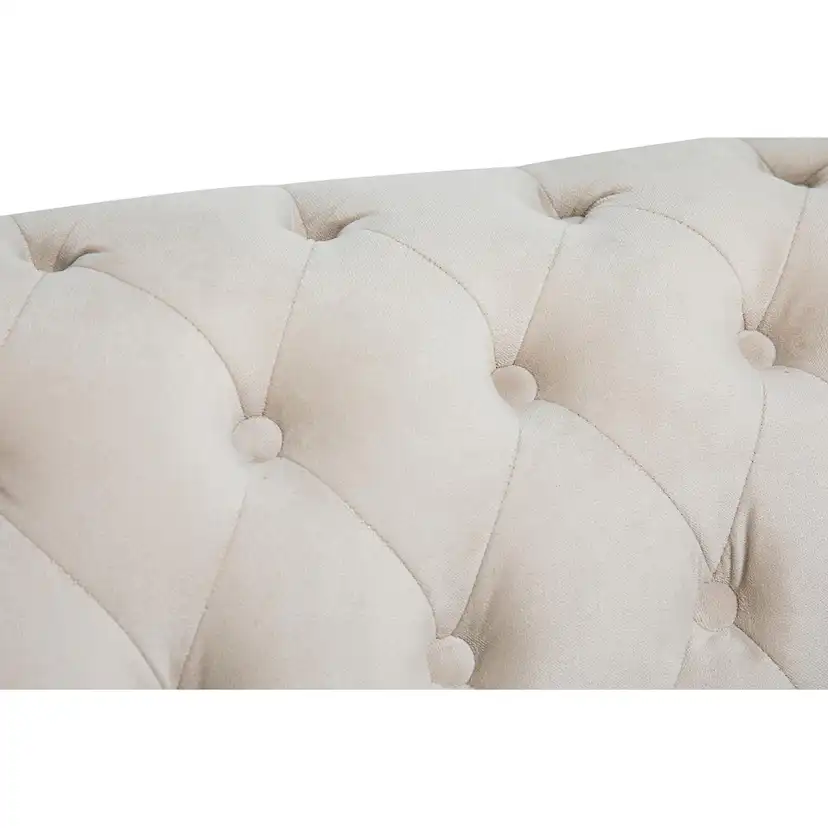 Chesterfield Deluxe 2-sits Soffa Beige