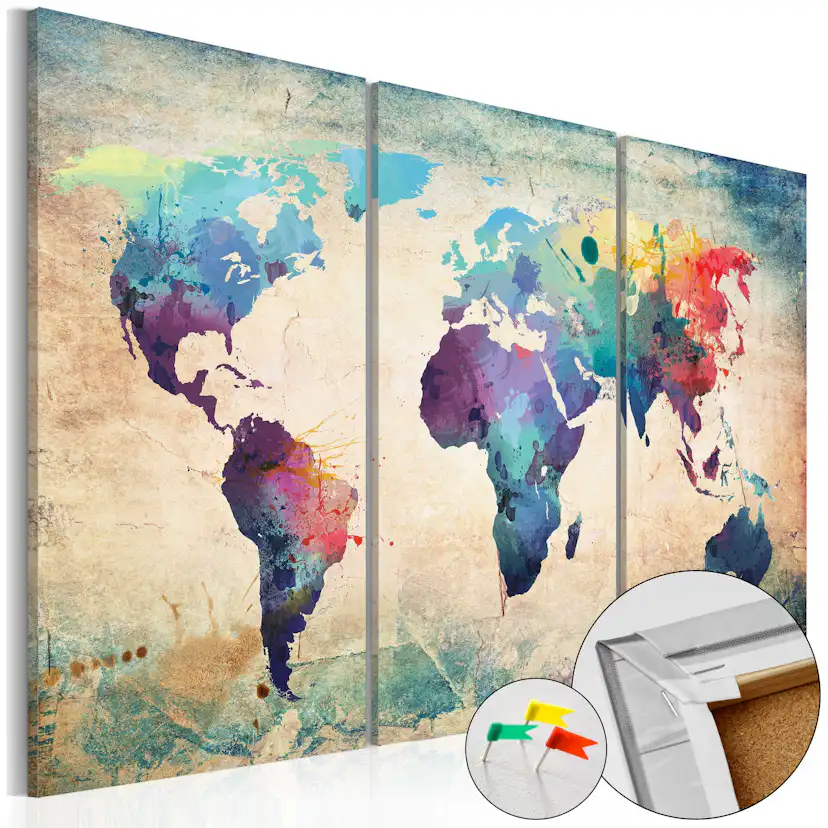 Anslagstavla Arkiio Rainbow Map
