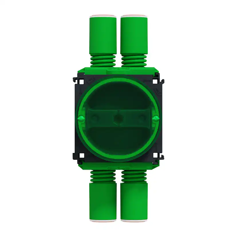 Apparatdosa Schneider Electric Multifix med lock för enkel-/dubbelgips 12-27mm