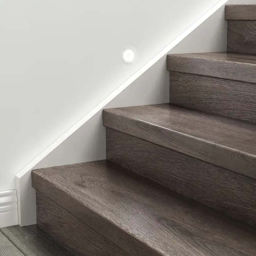 Trapprenovering Lundbergs Trend Laminat Mörk Ek Sättsteg