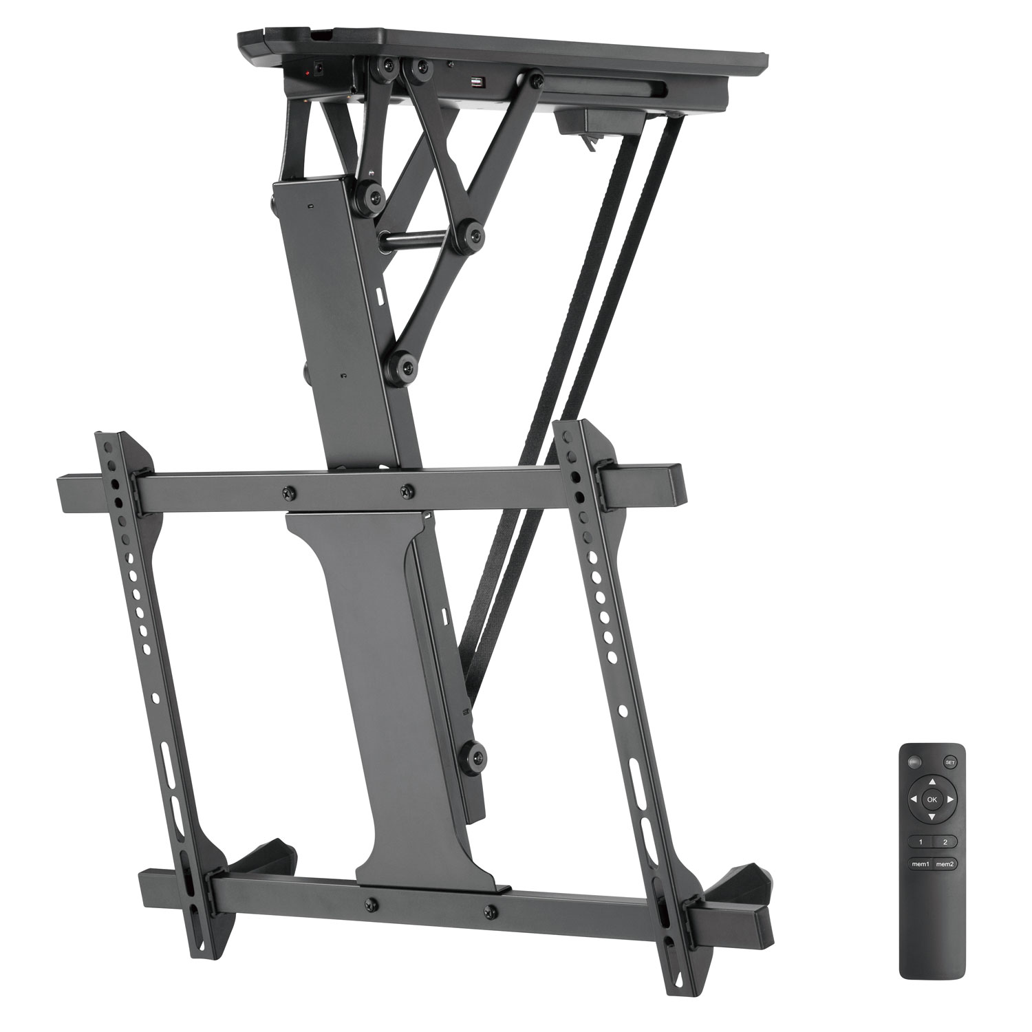 Motoriserat Flipdown-takfäste LogiLink För TV 32-70 tum
