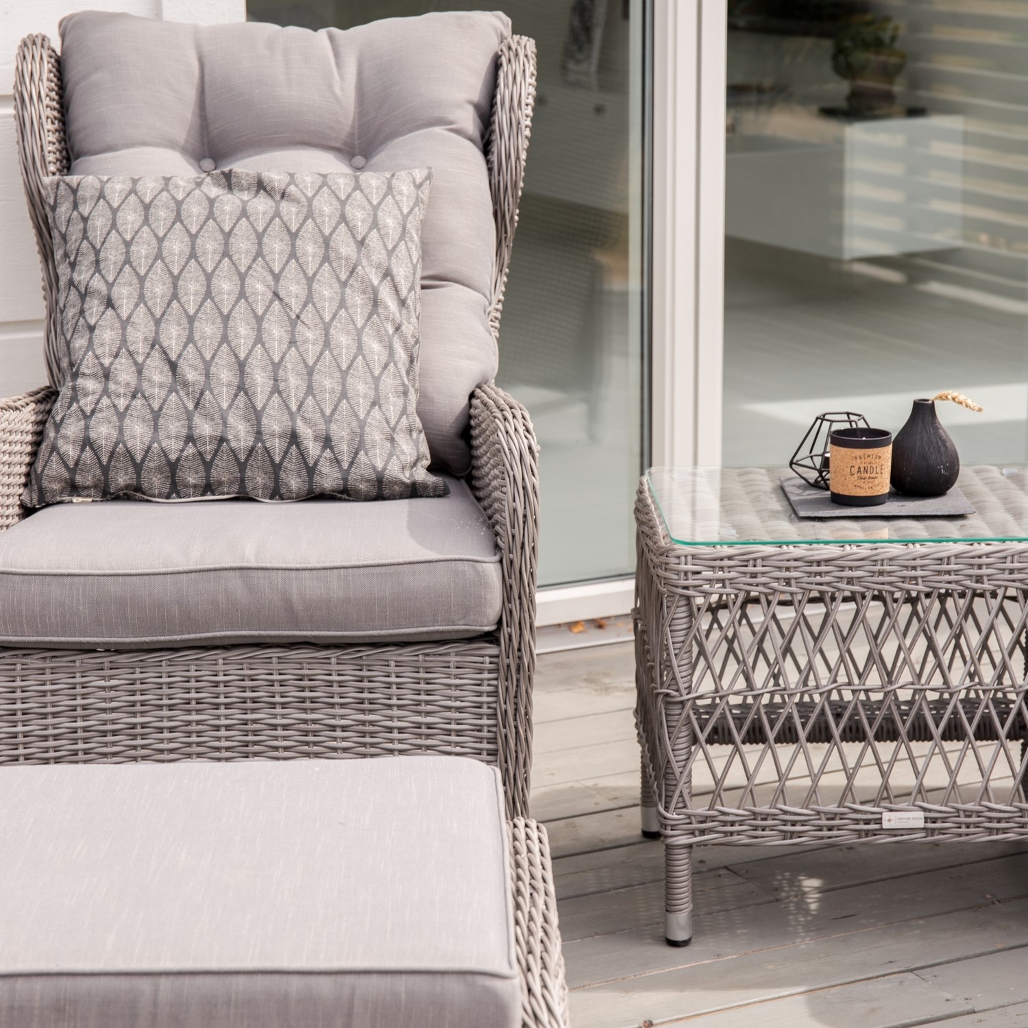 Loungeset Venture Home Washington Fällbar Utomhus