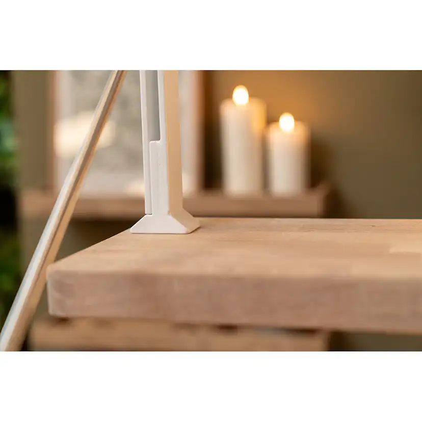 Spartrappa Dolle Sydney Ek Vit-Oljad 1/4 Design