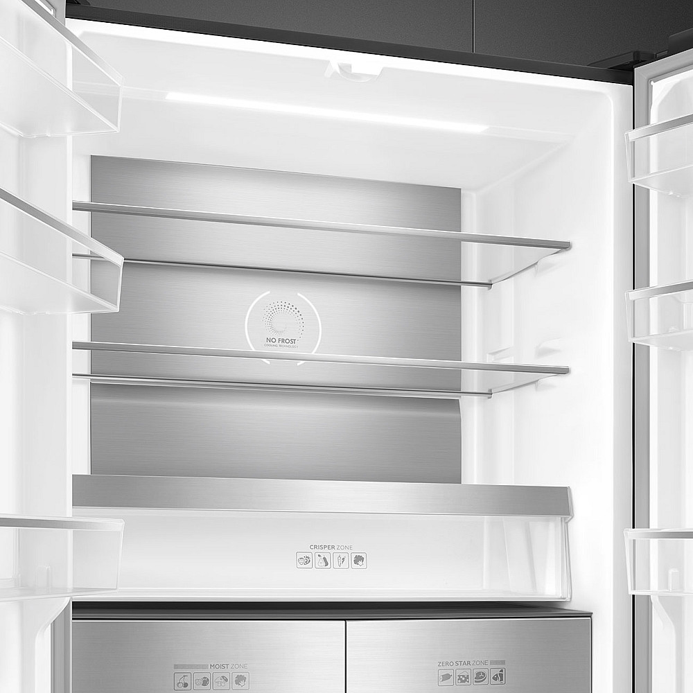 Kombinerad Kyl/Frys Smeg FQI60KD french door, Mörkt rostfritt stål