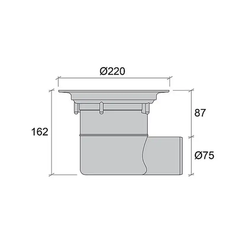 Golvbrunn Jafo PS 75 D UMP