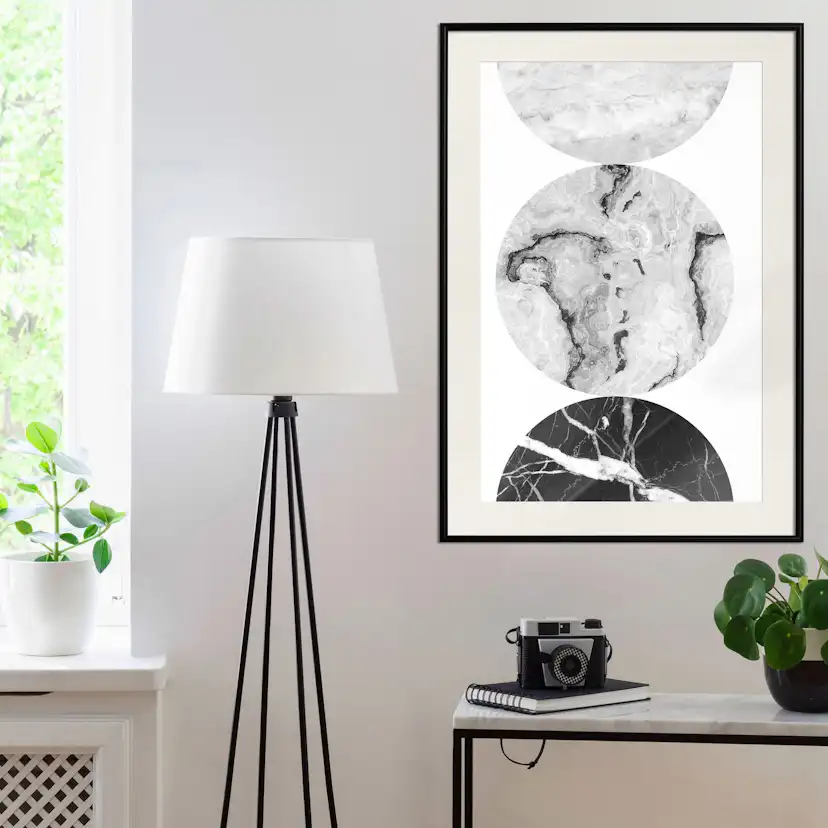 Poster Artgeist Affisch Marble Wheels