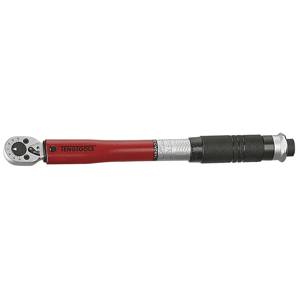 Klickmomentnyckel Teng Tools 1/4 25 nm Med Spärrhuvud