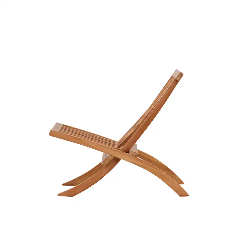 Fåtölj Venture Home Kenya Teak Fällbar
