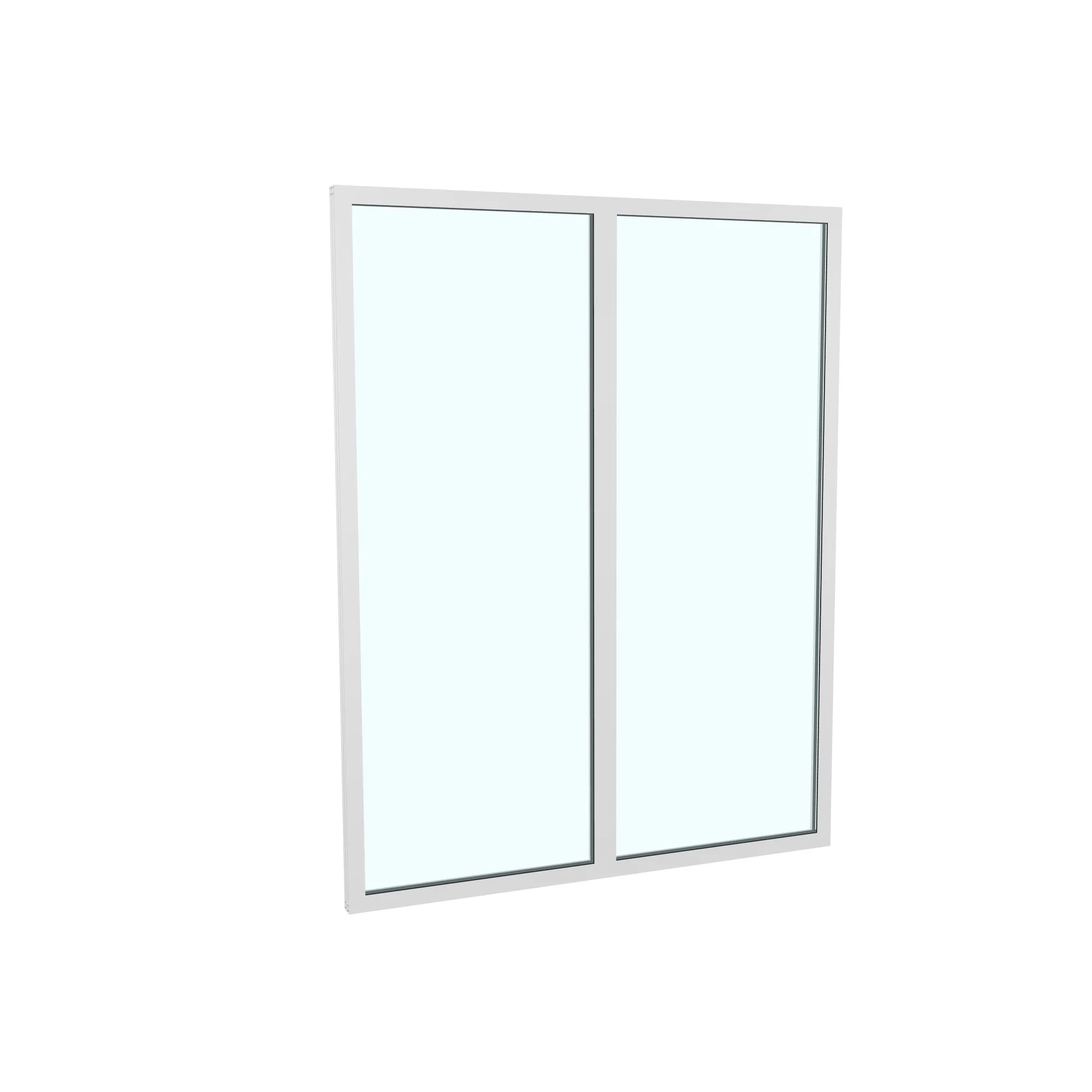 Landskap Fast väggparti Robust B1562xH1904 Vit Året runt B1562 x H1908 mm - Vit RAL 9010
