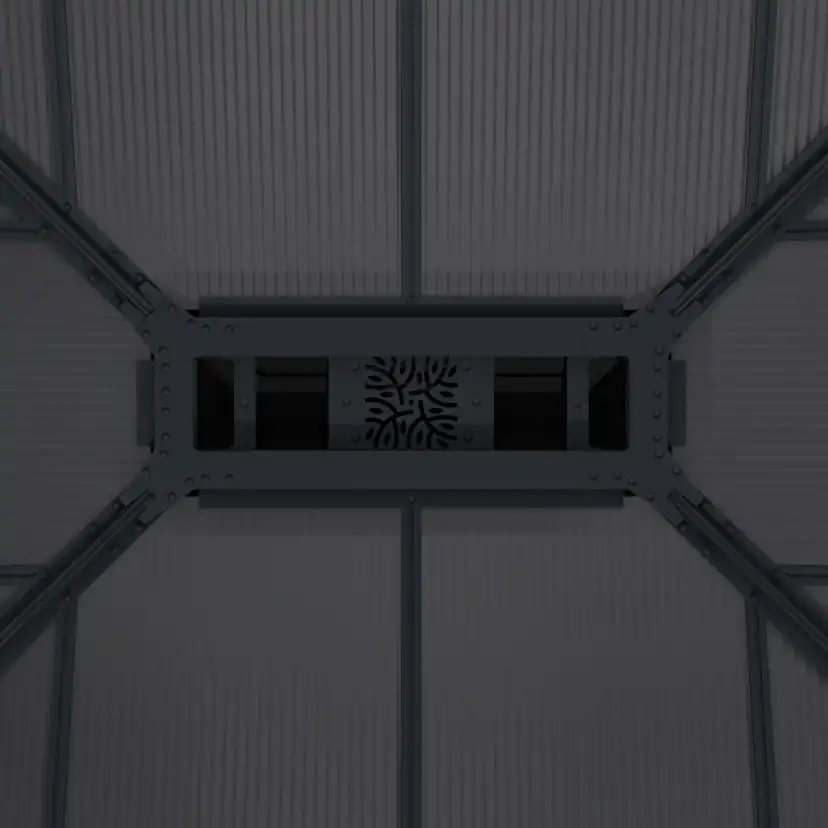 Carport Canopia by Palram Colorado Metall Dubbel Apex 4,3 X 4,3 m