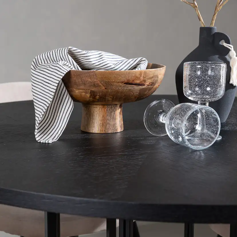 Matgrupp Venture Home Copenhagen med 4 Velvet Stitches Stolar