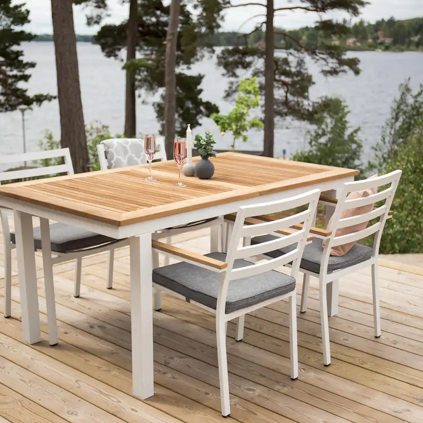 Matgrupp Venture Home Perla 160/240 med 4 Bambi Stolar