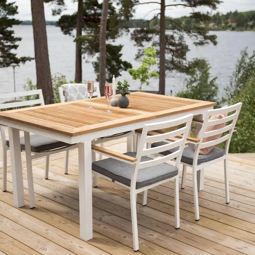 Matgrupp Venture Home Perla 160/240 med 4 Bambi Stolar