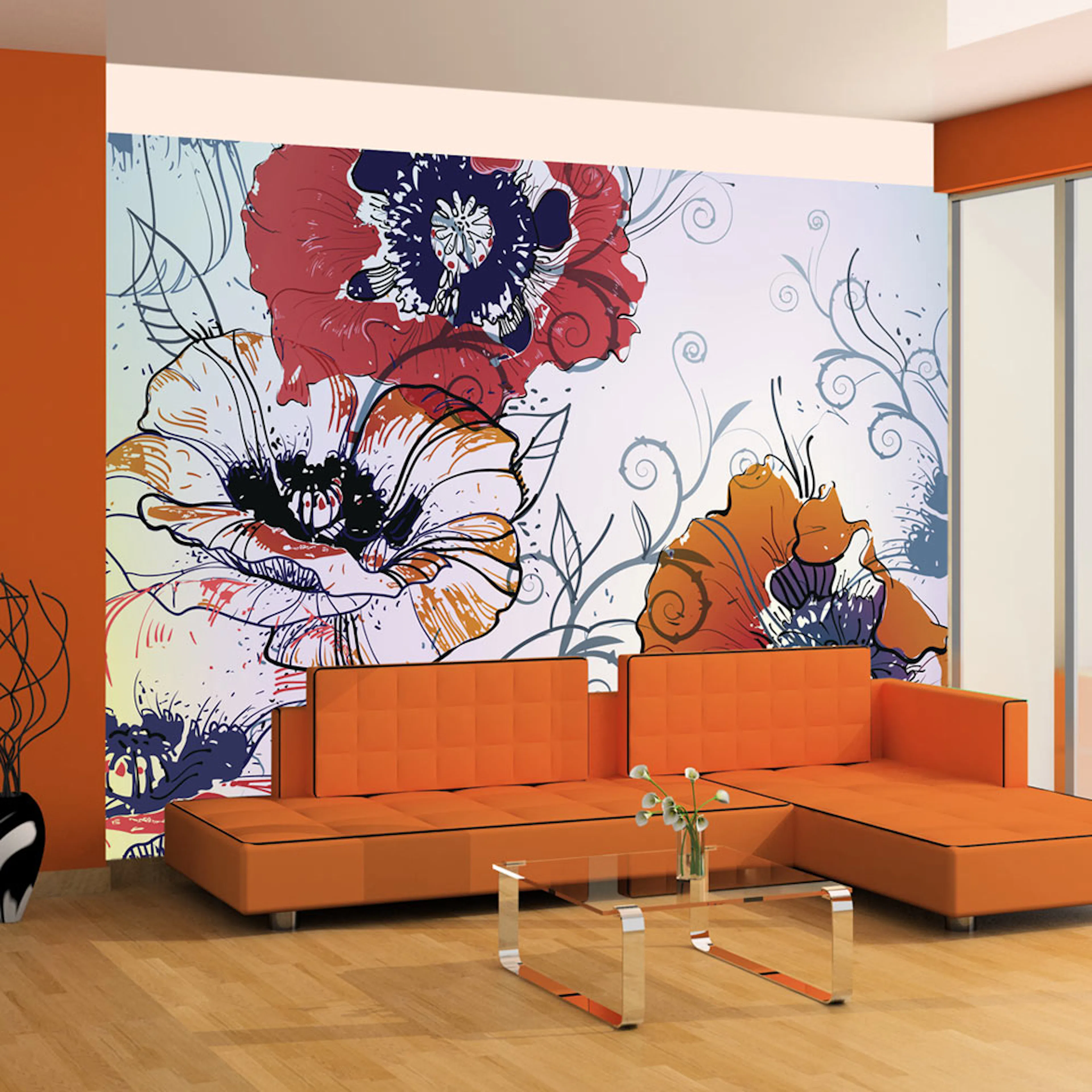 Fototapet Arkiio En Delikat Blomstermotiv