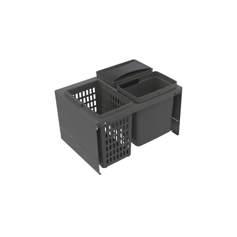 Källsorteringskärhållare Beslag Design Cube Compact 600 Eco