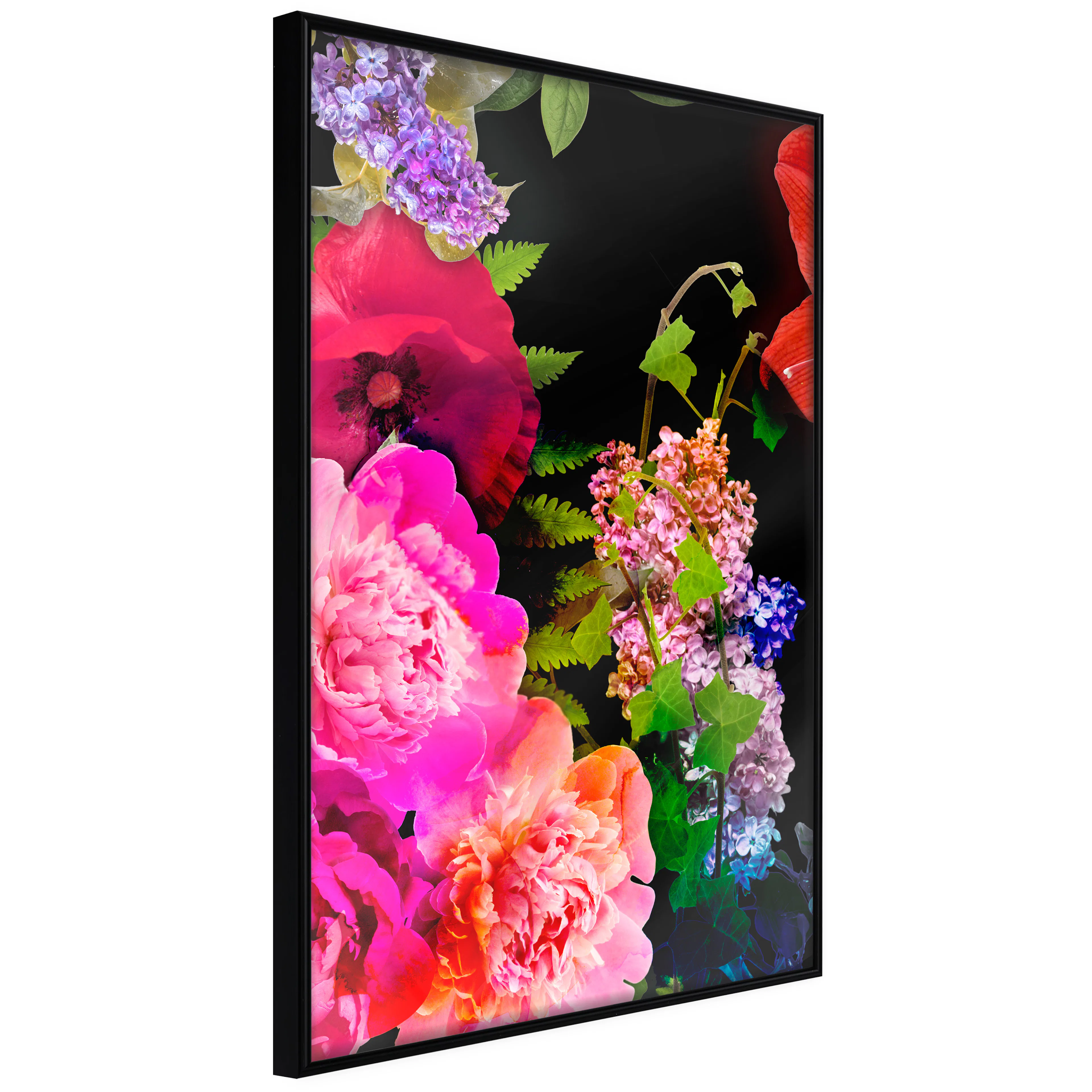 Affisch - Land of Flowers [Poster] 20x30 Svart ram, 20x30 cm