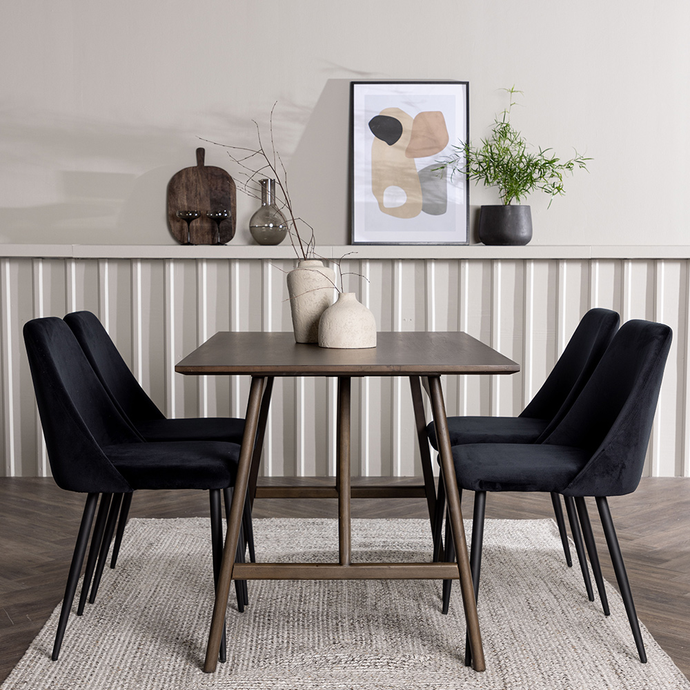 Matgrupp Venture Home Kaseidon med 4 st Night stolar
