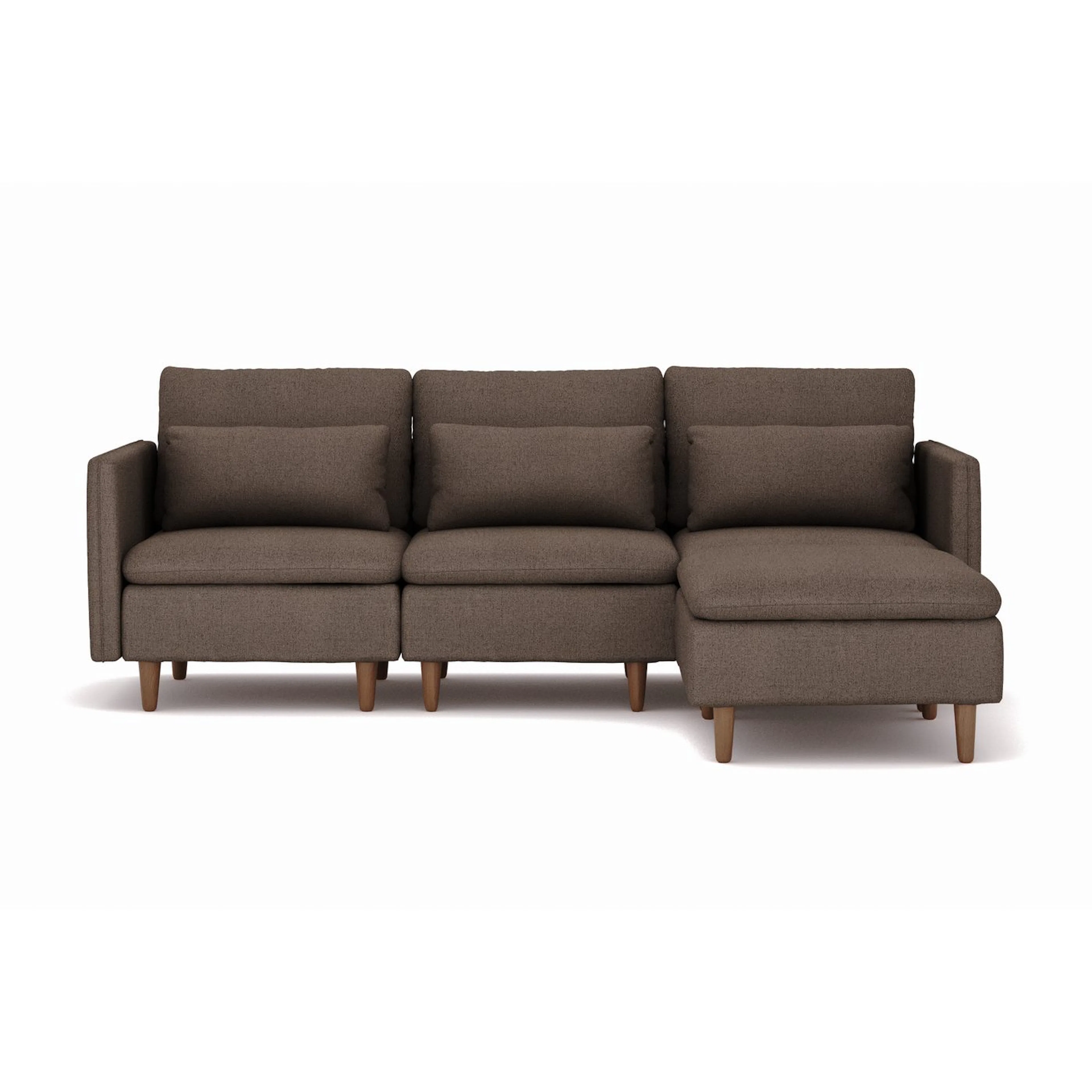 Divansoffa Basic Home Lovis 3-sitsxBrun