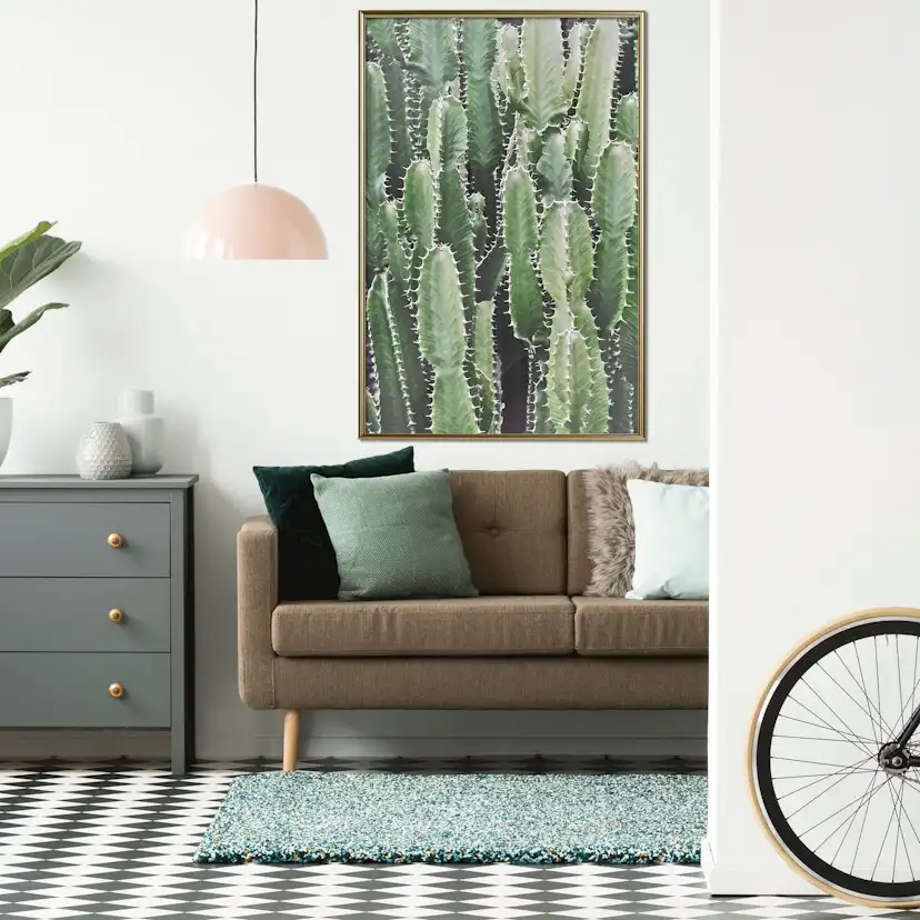 Poster Artgeist Affisch Cactus Garden