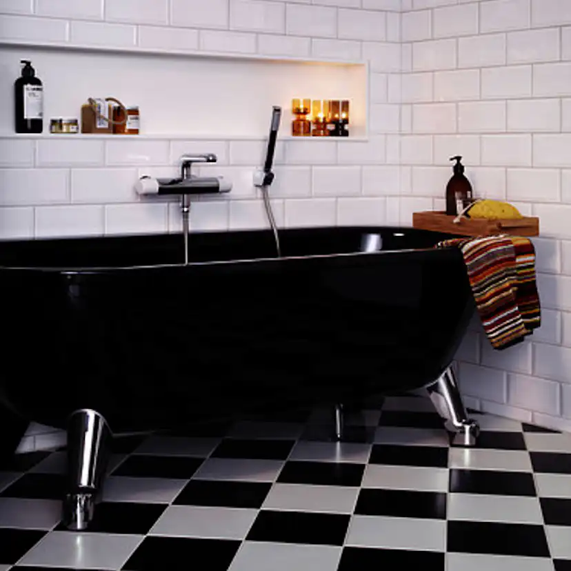 Badkar Gustavsberg 6338 Svart