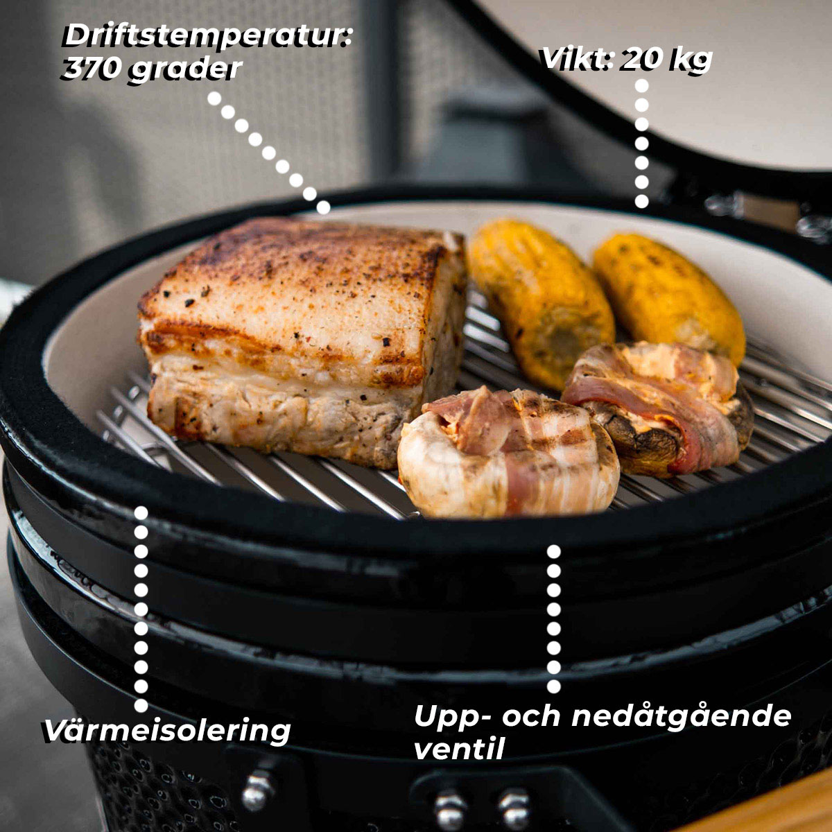 Kamadogrill Limousin Professional 13"