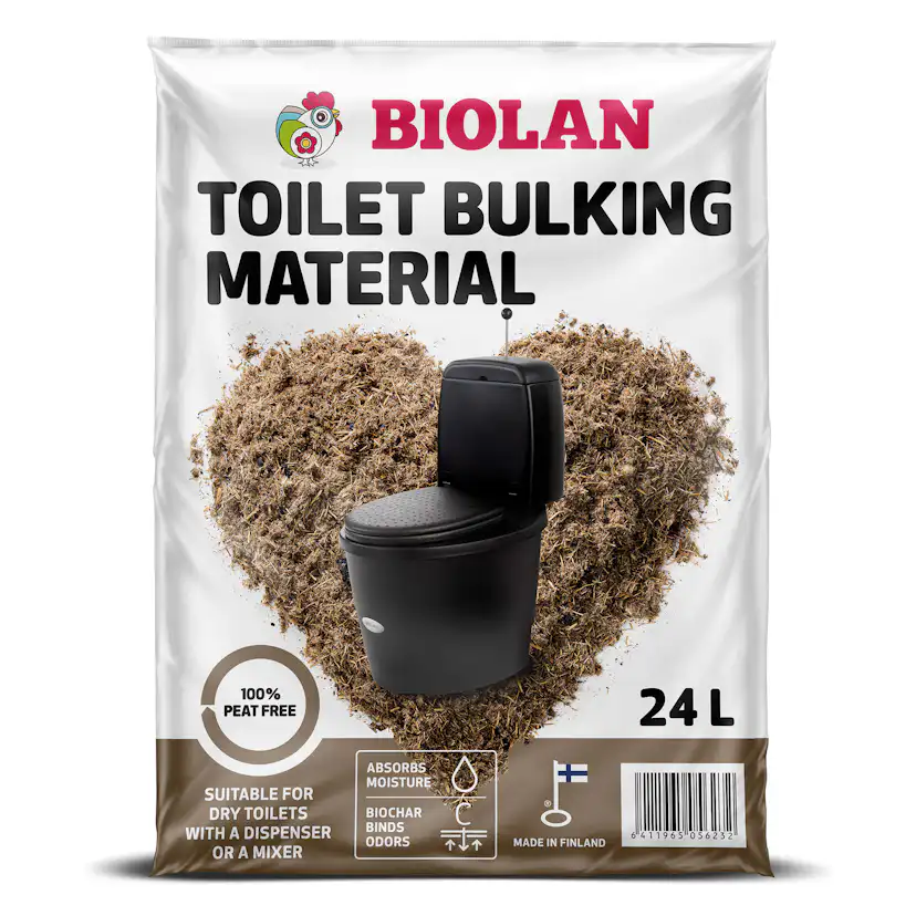 Strömaterial Biolan 24L för Fritidstoalett