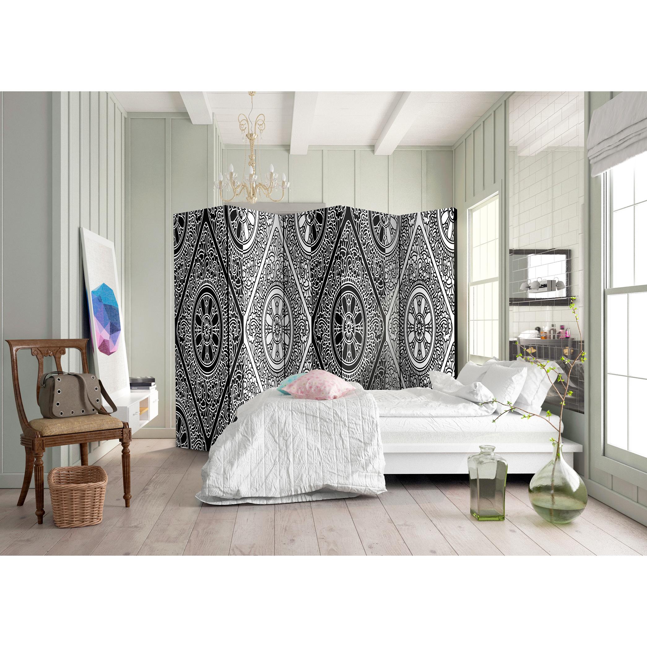 Rumsavdelare Skärmvägg Arkiio Ethnic Monochrome II 225x172 cm