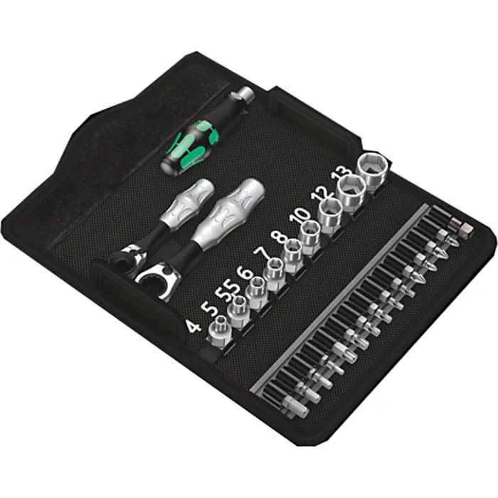Hylsnyckelsats Wera Kraftform Kompakt Zyklop Mini2 1/4 27Del