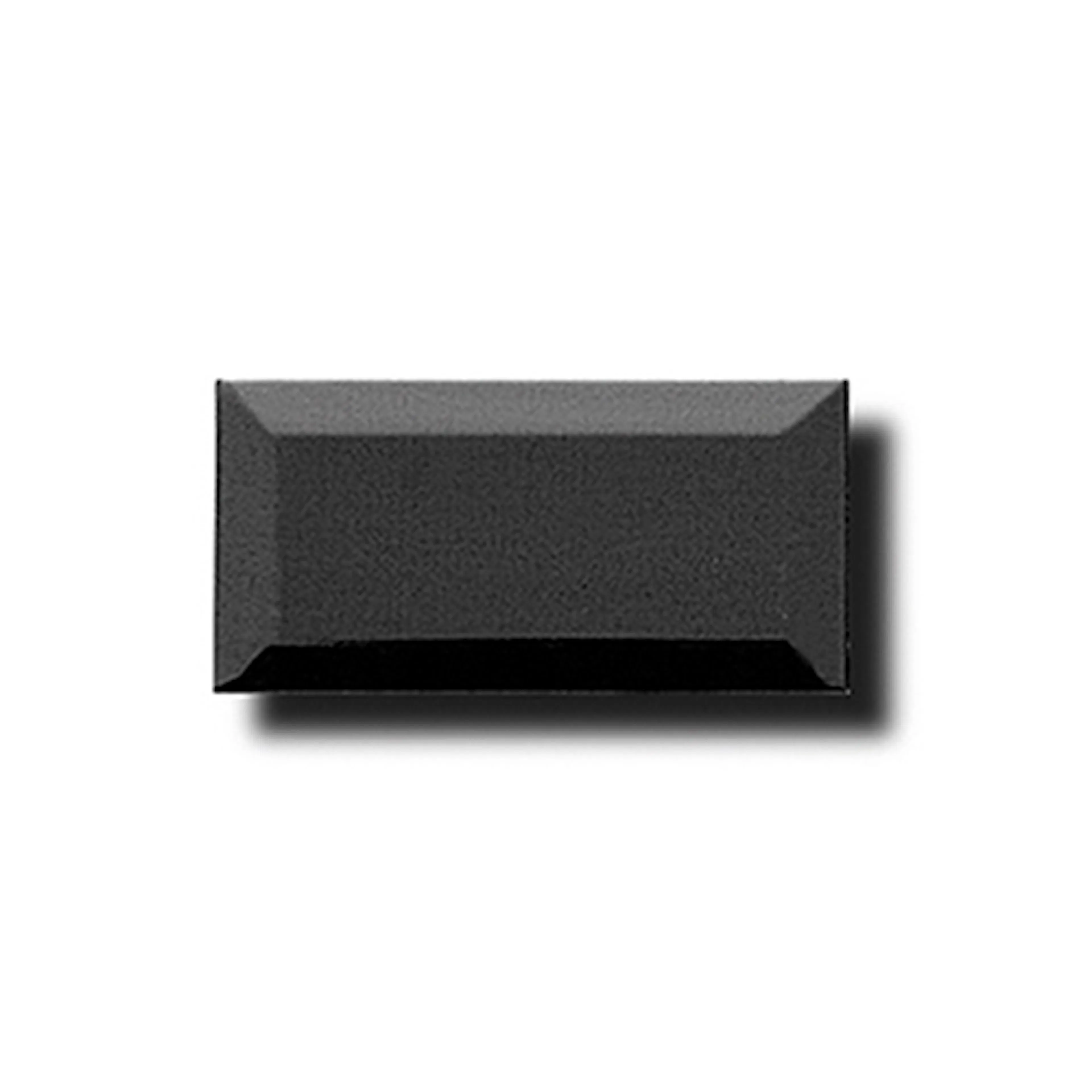 Kakel Lhådös Biselado Fasad Svart 8x15 cm