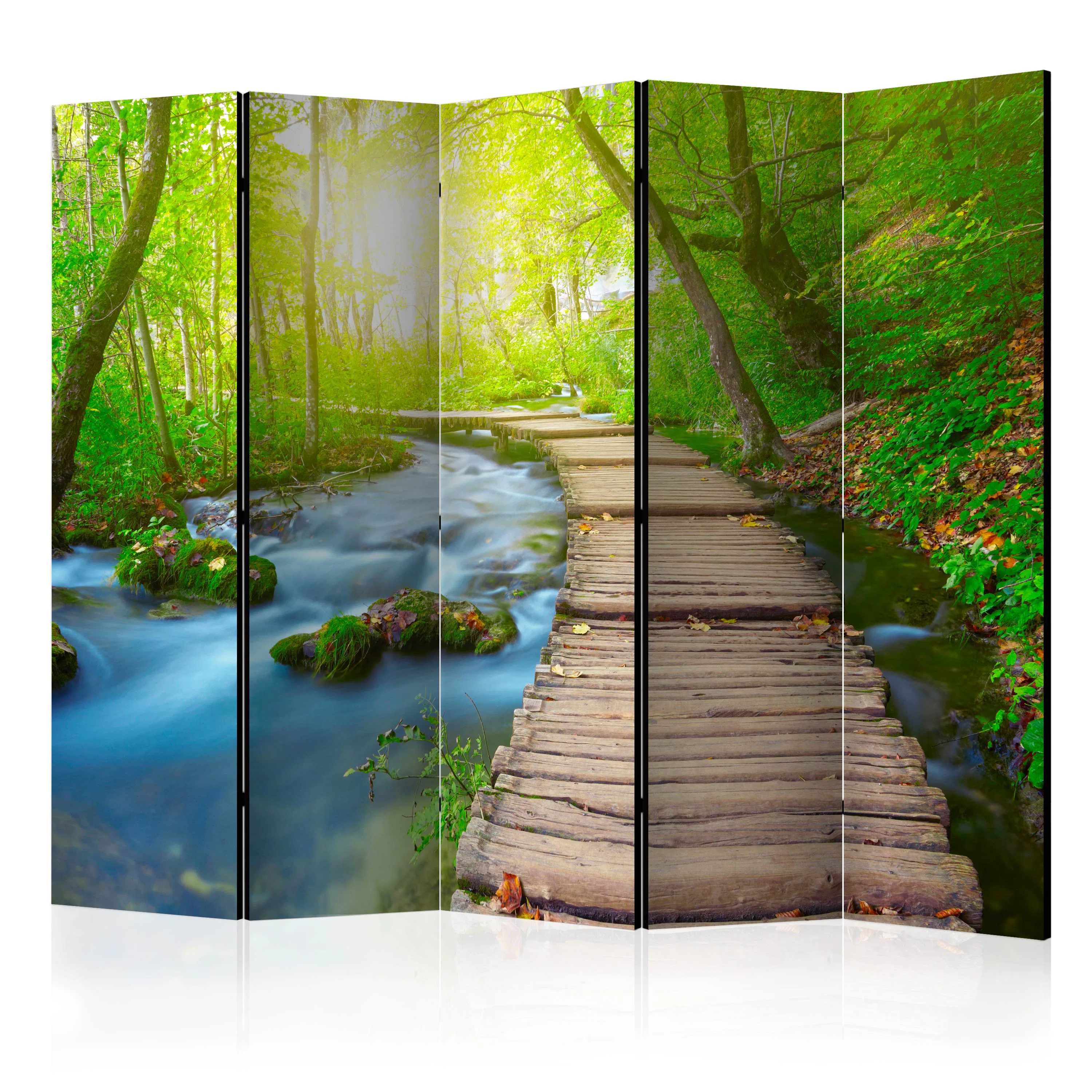 Rumsavdelare Skärmvägg Arkiio Green Forest II 225x172 cm