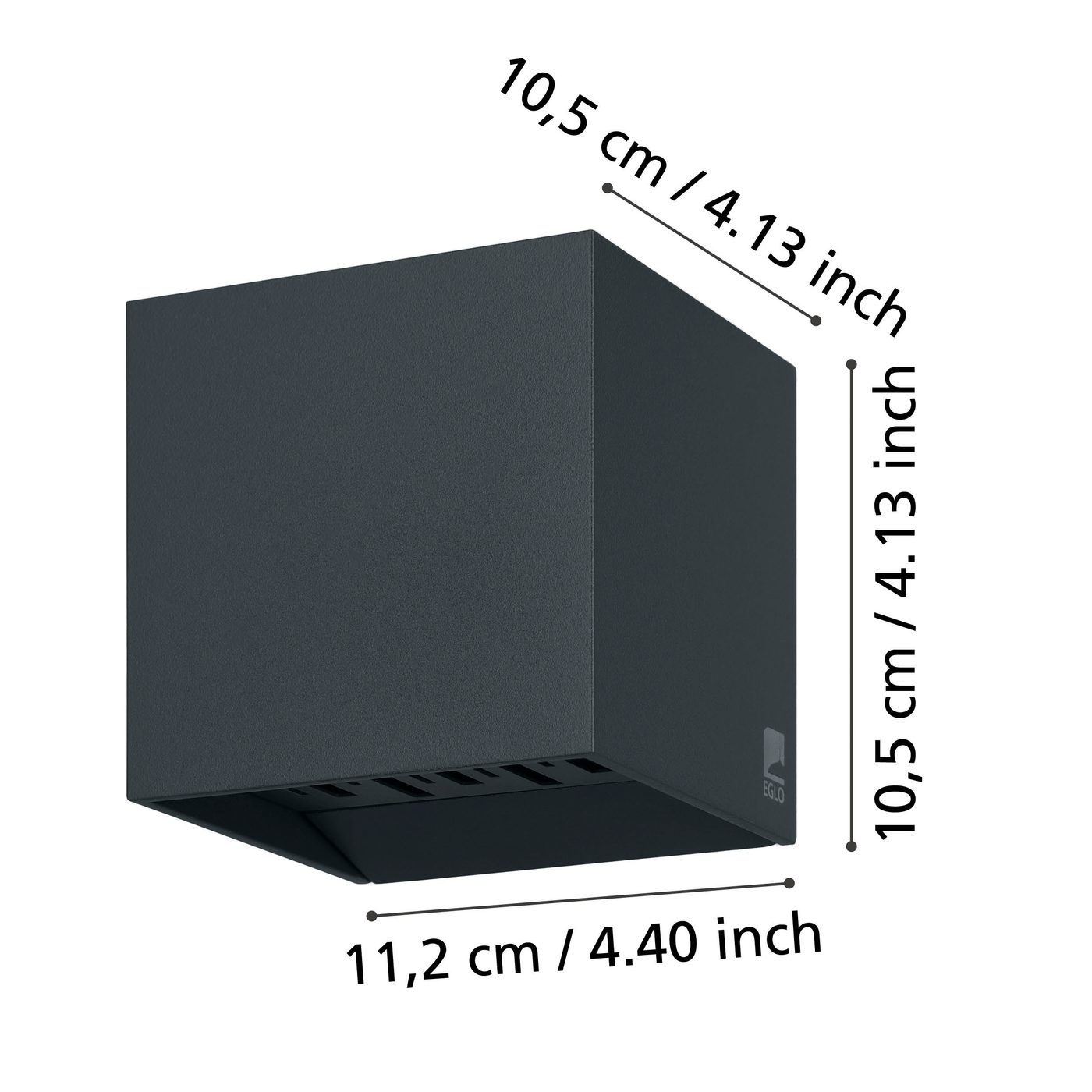 Vägglampa Utebelysning Eglo Calpino 2