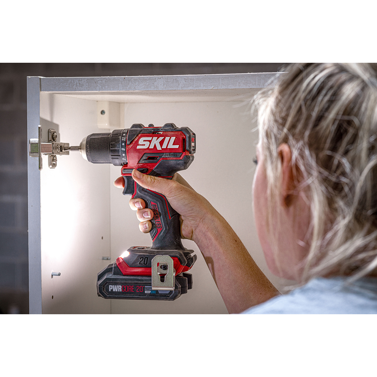 Borrmaskin SKIL 3065 JA Kompakt Kolborstfri Batteridriven