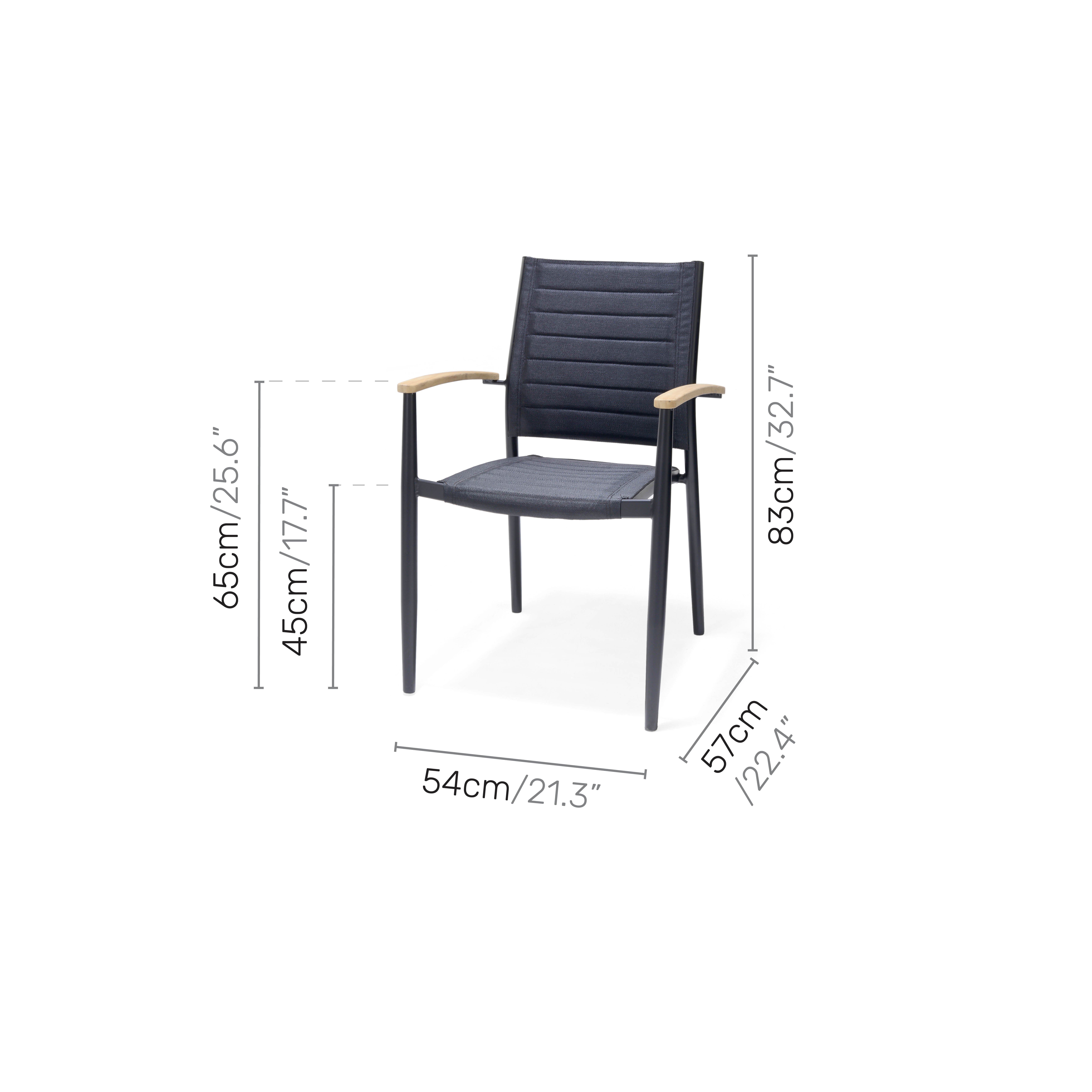 Matgrupp LifestyleGarden Portals 160 cm med 6 Lite Stolar