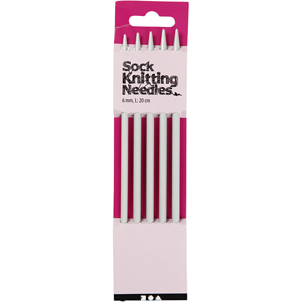 Strumpstickor Creativ Company L: 20 cm Stl 6 1 Set