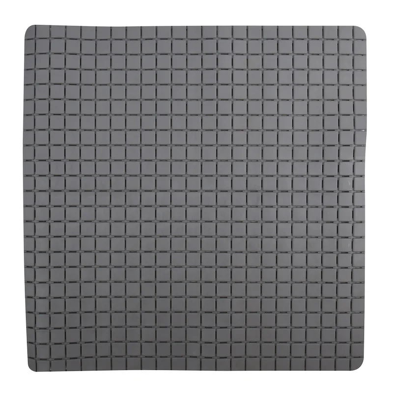 Halkskyddsmatta Spirella Quadro Premium Grå, 54x54 cm
