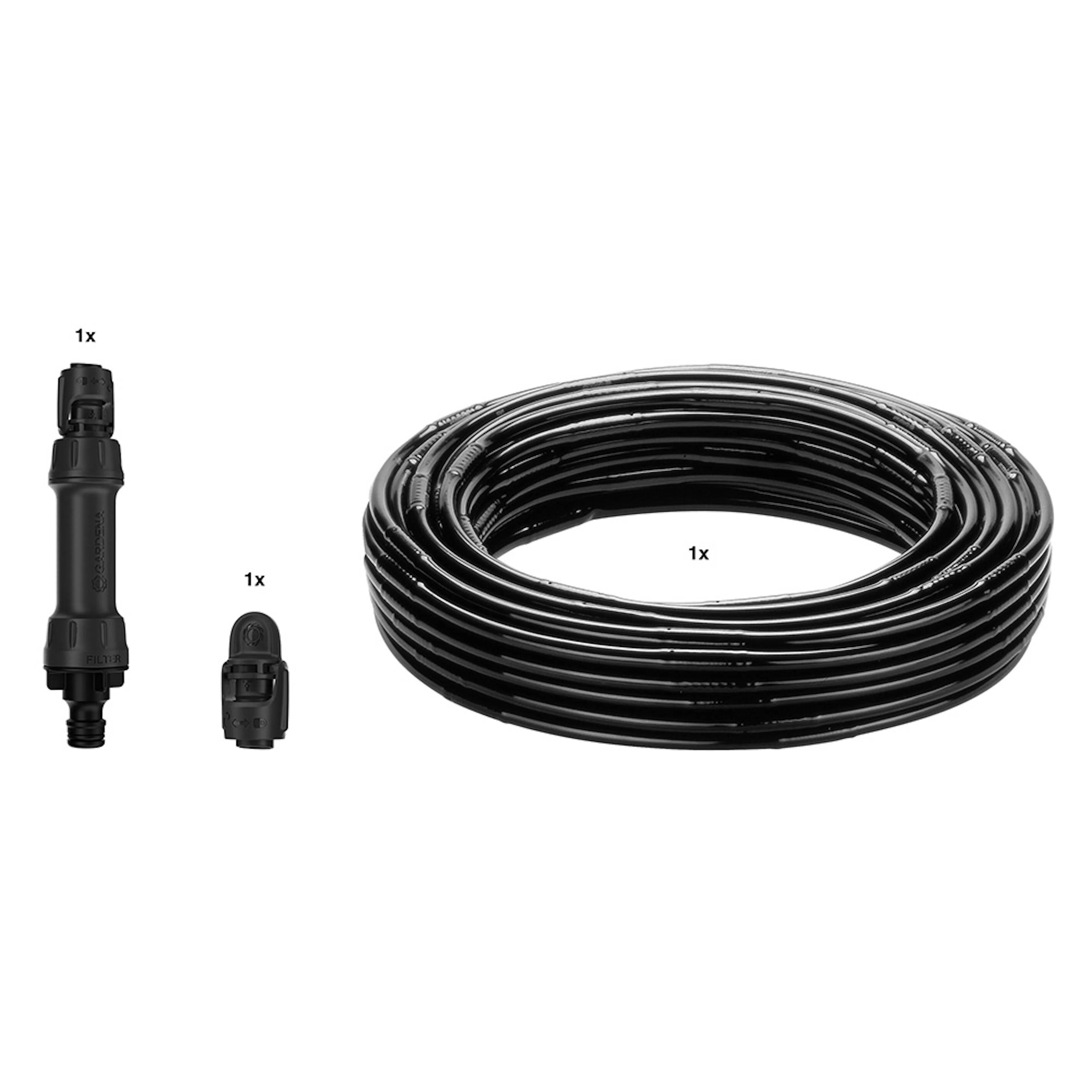 Startset Gardena Micro-Drip Buskar/Häckar 50 m Komplett