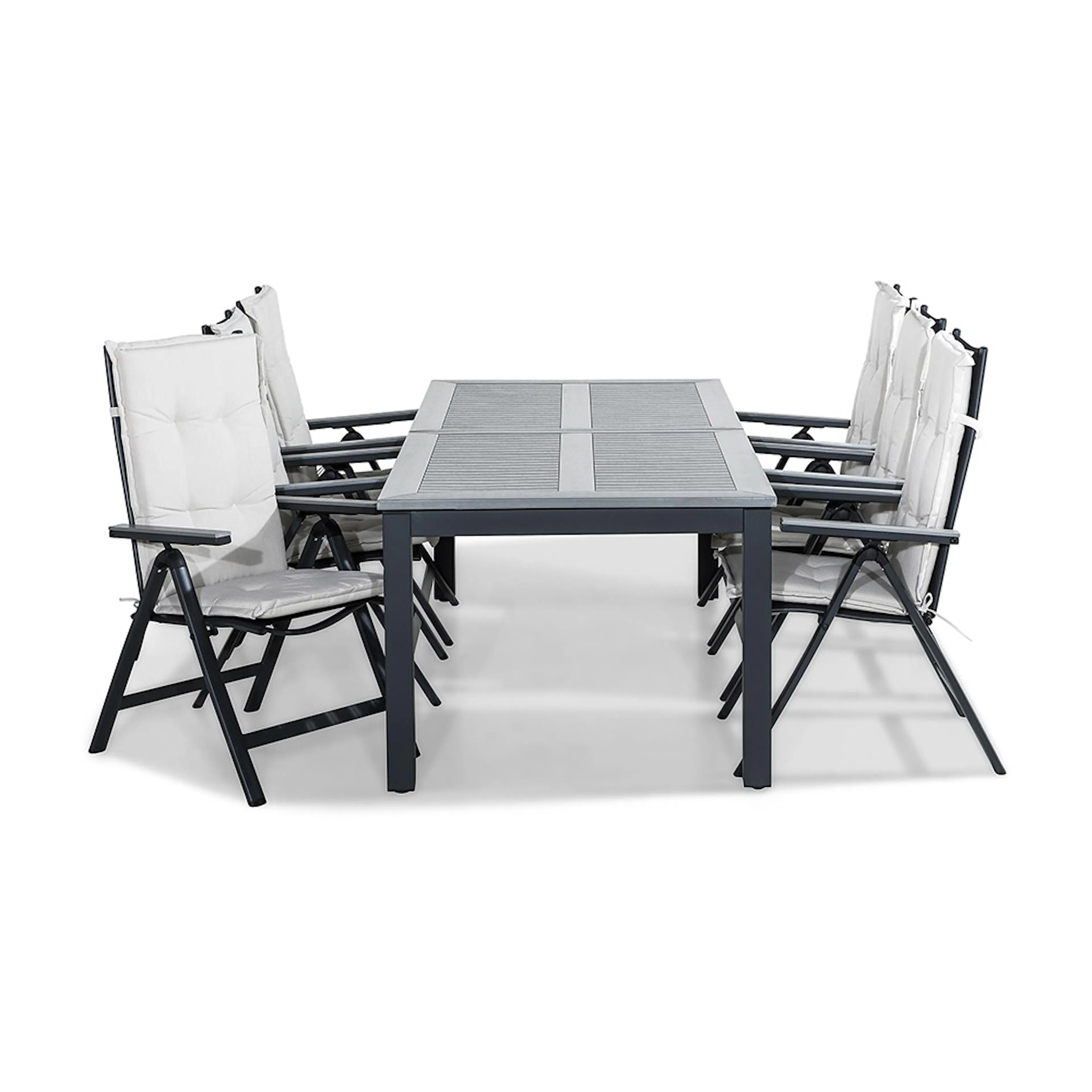 Matgrupp Comfort Garden Monaco 220-280 med 6 Monaco Light Stolar