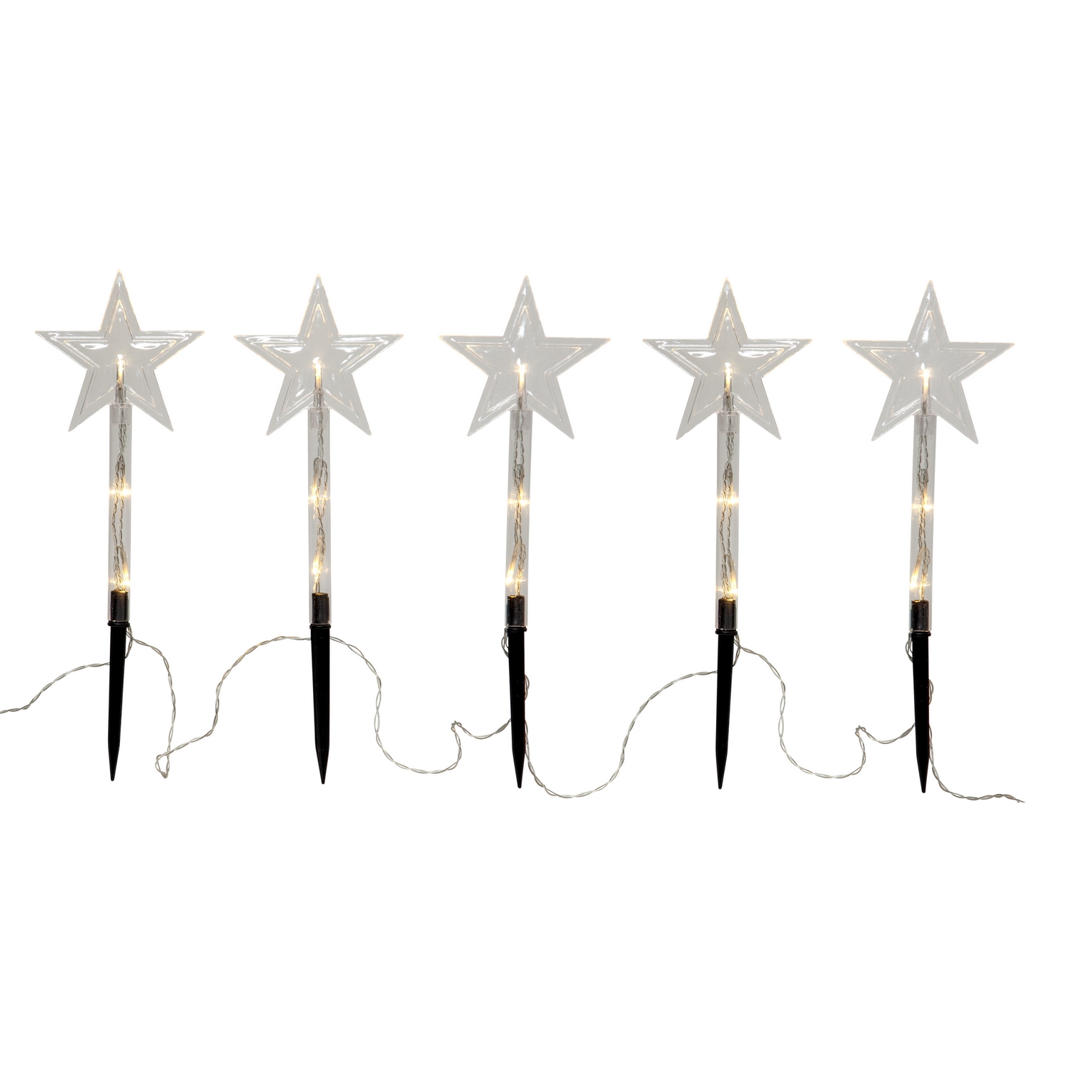 Utomhusdekoration Star Trading Wandy Star 5 st