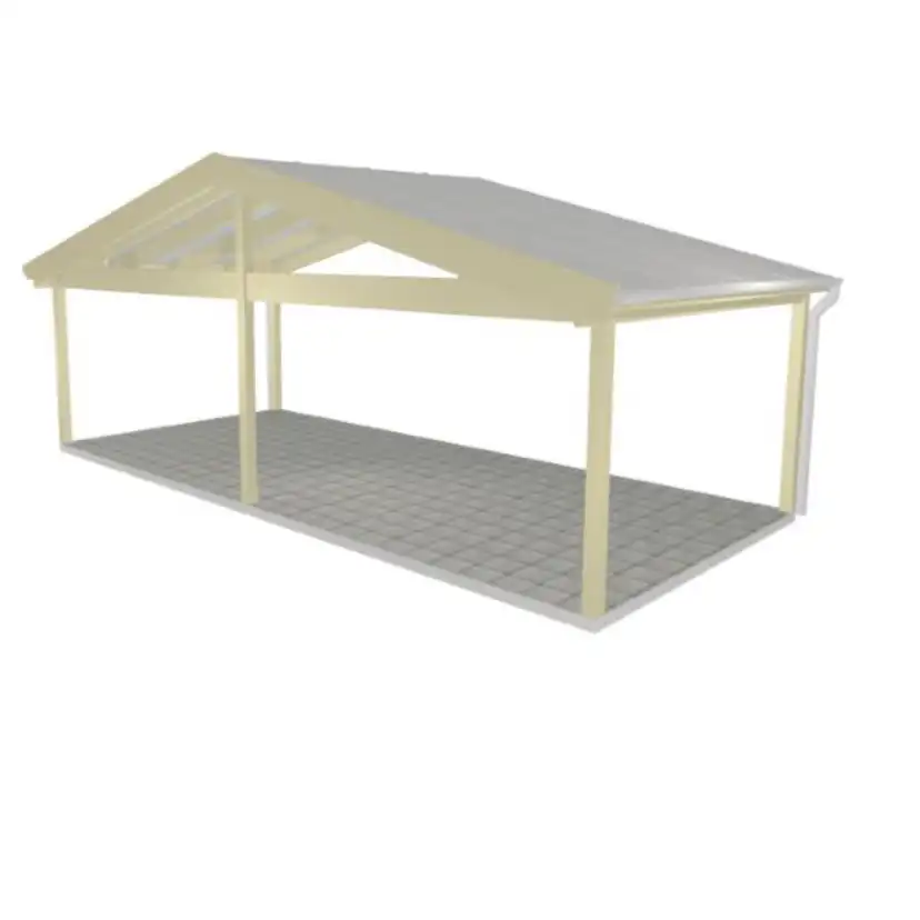 Uterumsstomme Glimma B 7845 x D 3580mm med Mittstolpe B 7845 x D 3580 mm