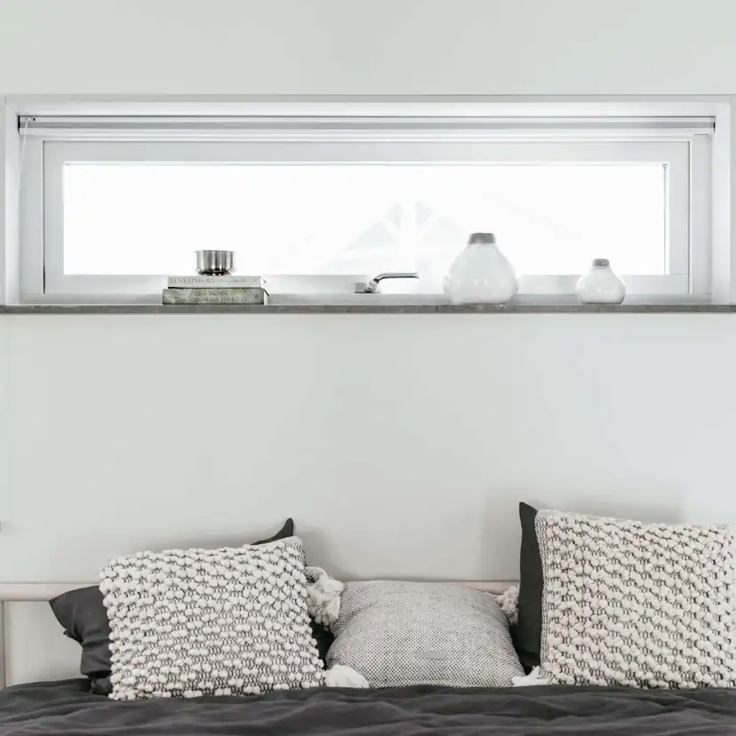 Överkantshängt Fönster Elitfönster Original Aluminium 100 3-Glas
