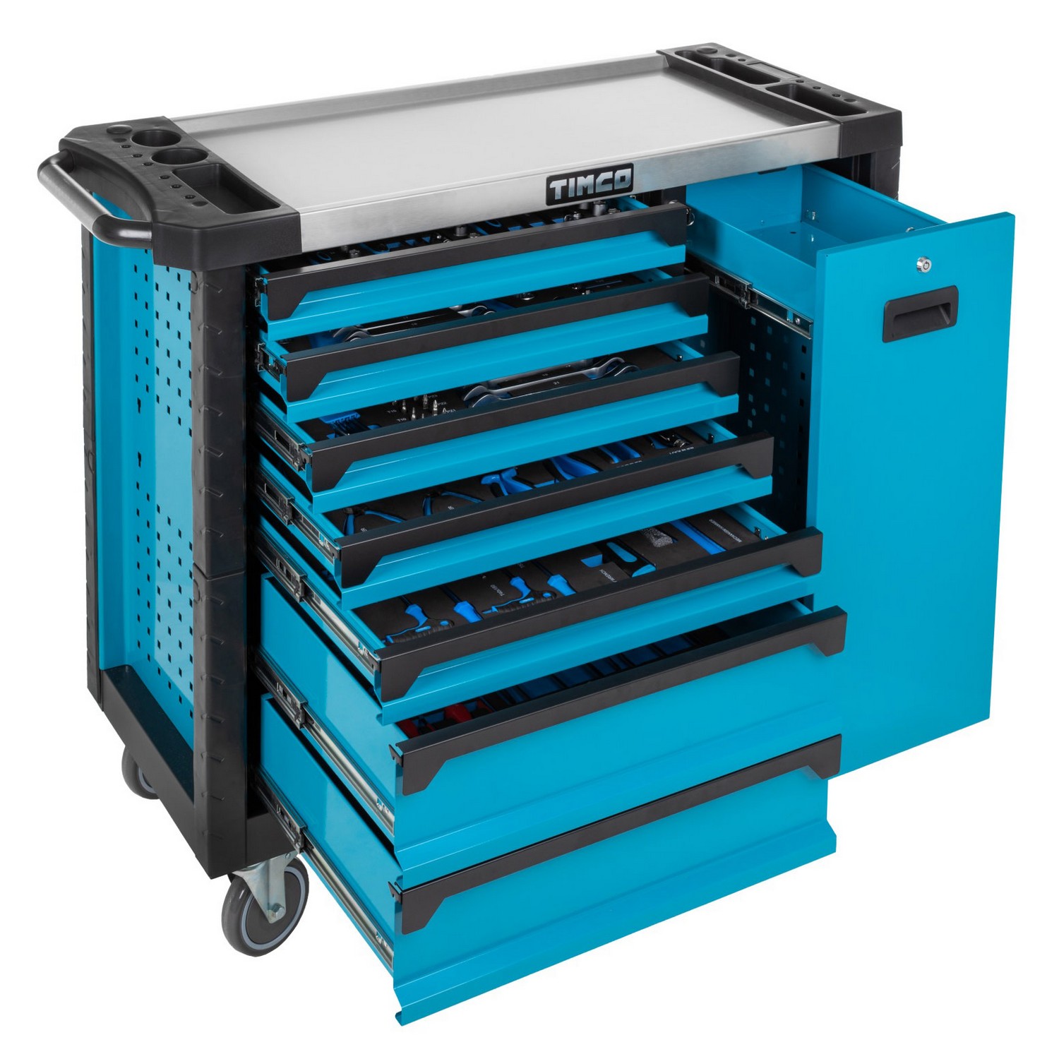 Verktygsvagn Timco Elite 7+1 ltk 275-delad med Verktyg
