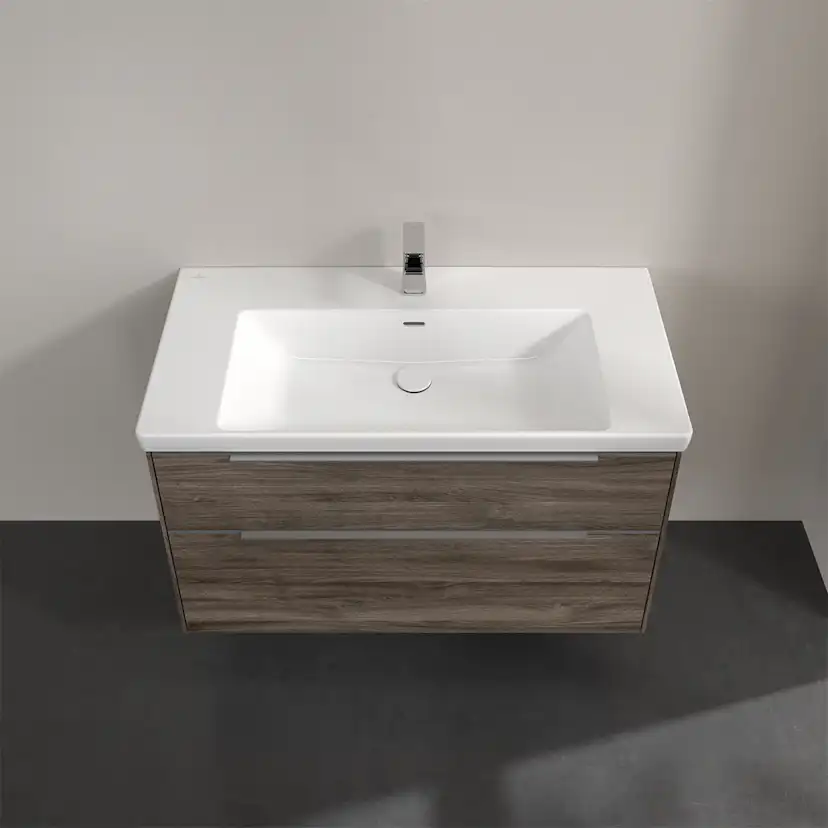Tvättställsskåp Villeroy & Boch Subway 3.0 med 2 Lådor