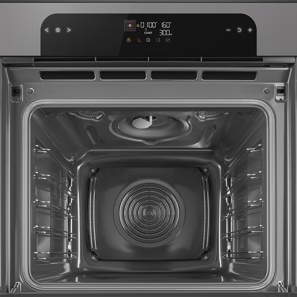 Kombiugn Smeg SO6202M2S med Varmluft och Mikrovågsfunktion Silver 60 cm