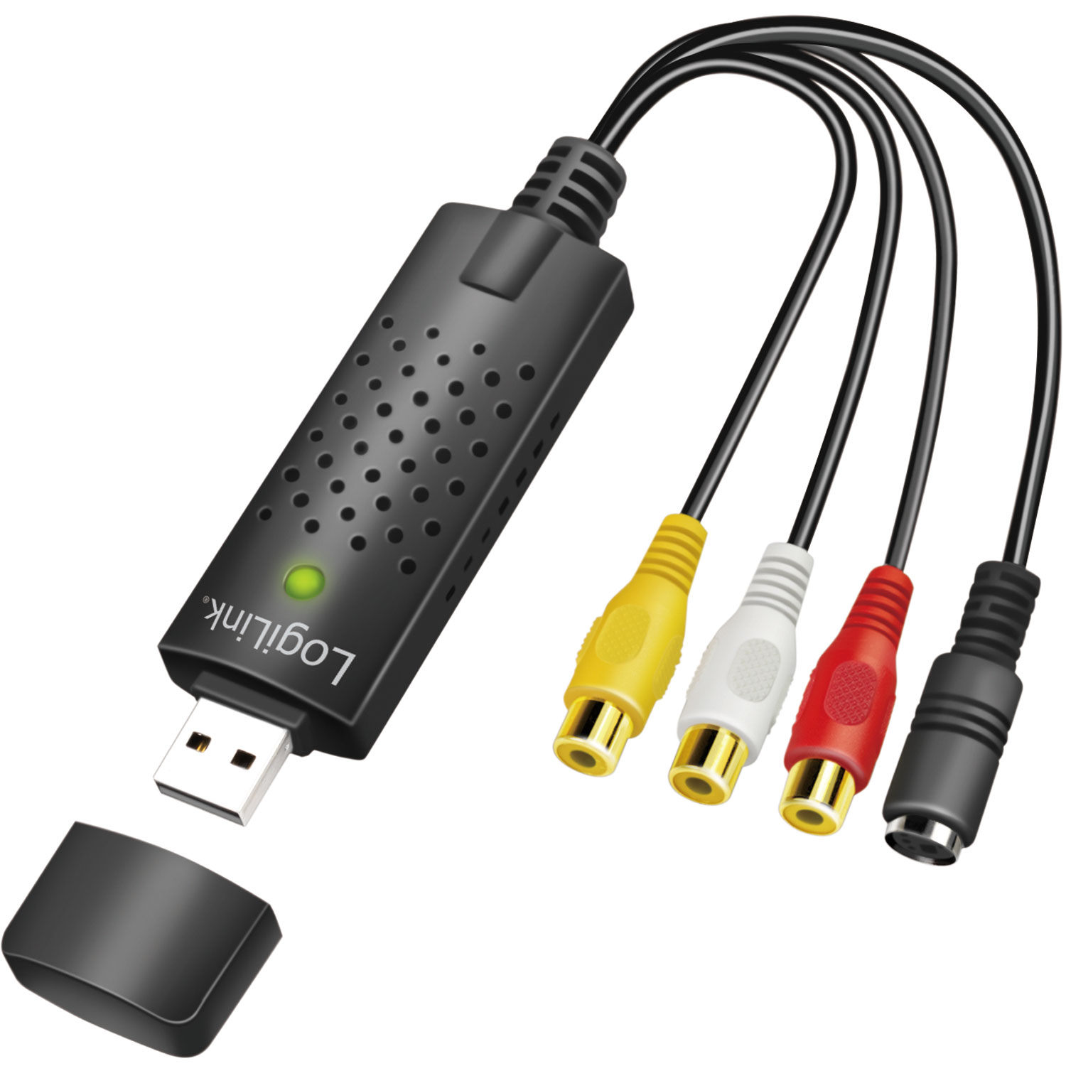USB/Firewire Datortillbehör LogiLink Audio/Video-grabber RCA + SVHS
