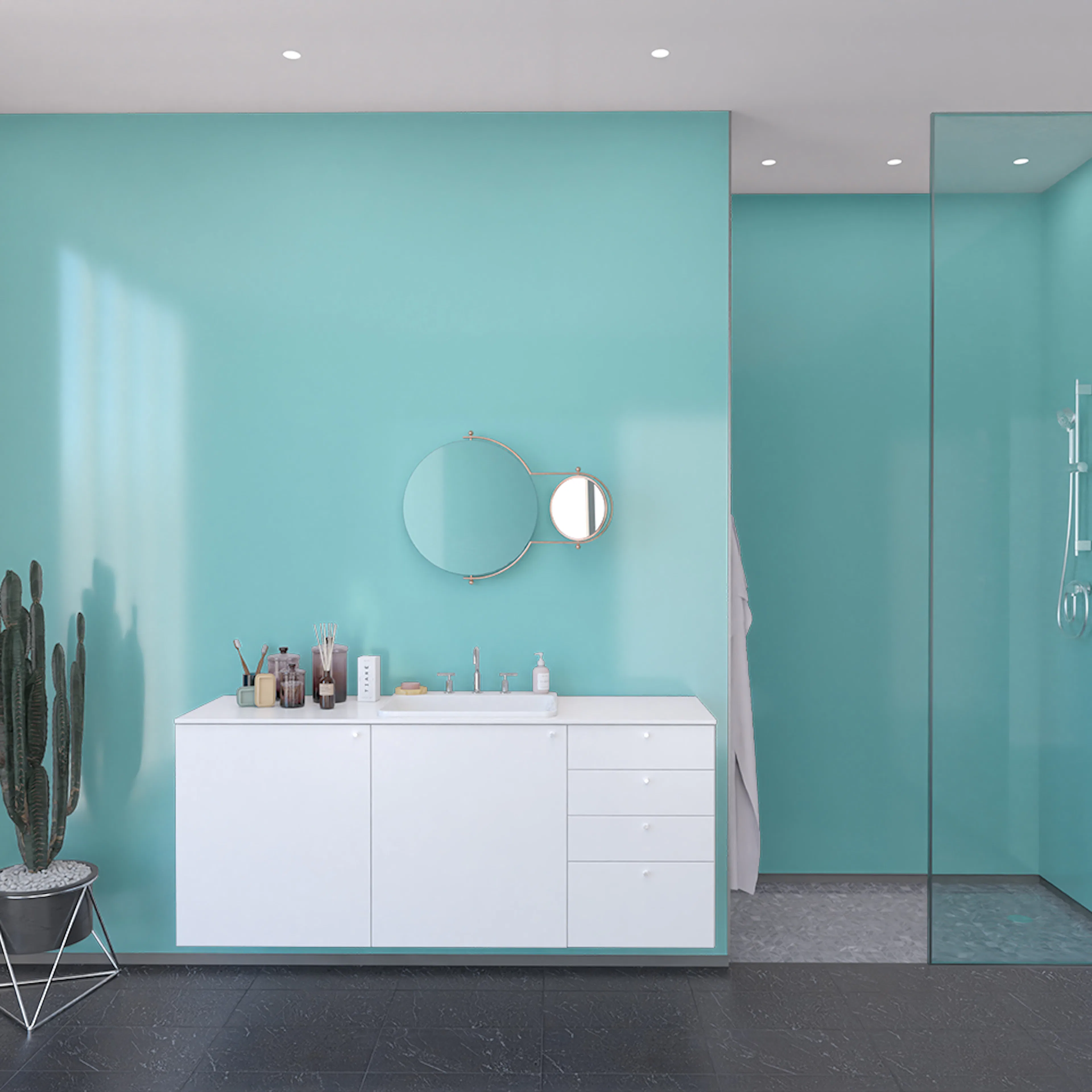 Våtrumsskiva Fibo Aquamarine 2212-L00 HG