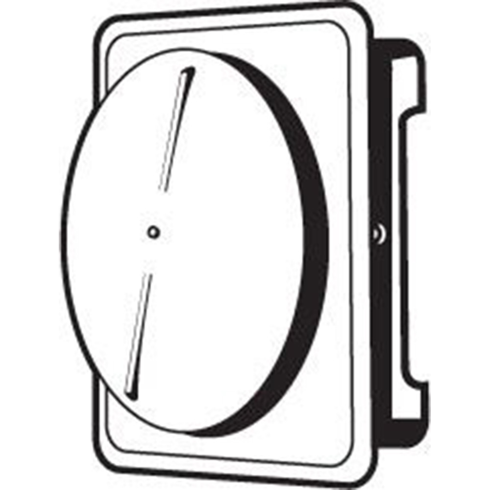 Tallriksventil Leif Arvidsson Rektangulär Ram