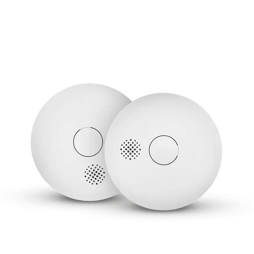 Brandvarnare Housegard Luma Trådlös 10-årsbatteri 2-pack Seriekopplingsbar